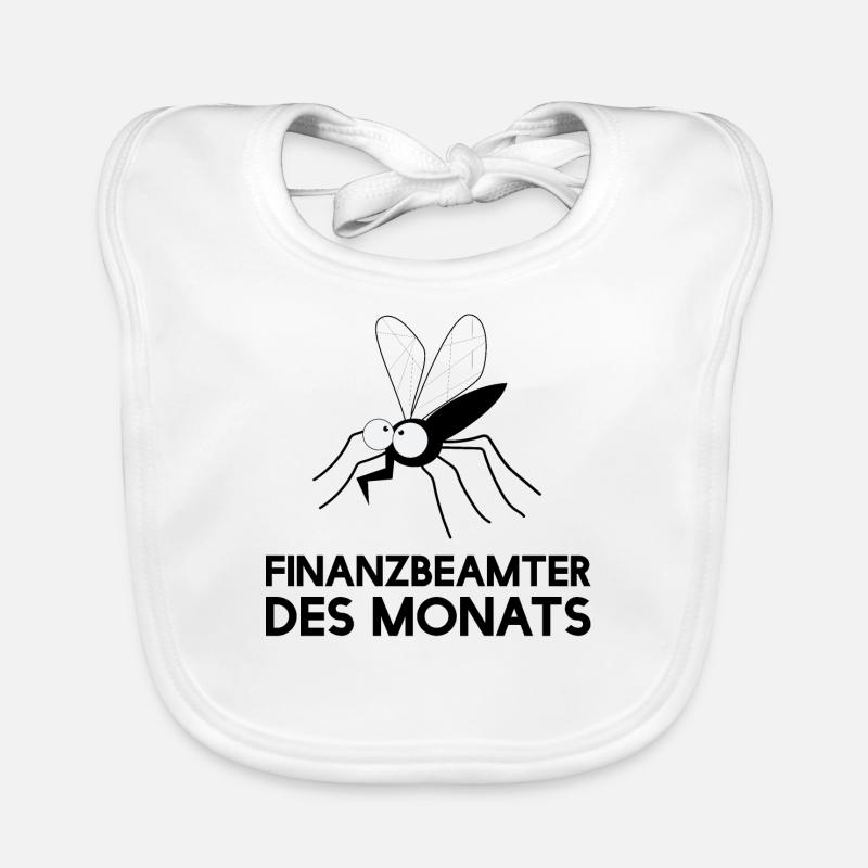 Finanzbeamter des Monats - Blutsauger - Stechmücke Baby Bio-Lätzchen