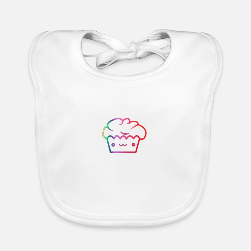 Cupcake | Muffin Cake Donut Candy Gift Organic Baby Bibs