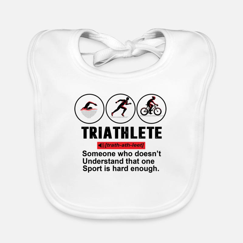 TRIATHLETE DEFINITION Organic Baby Bibs