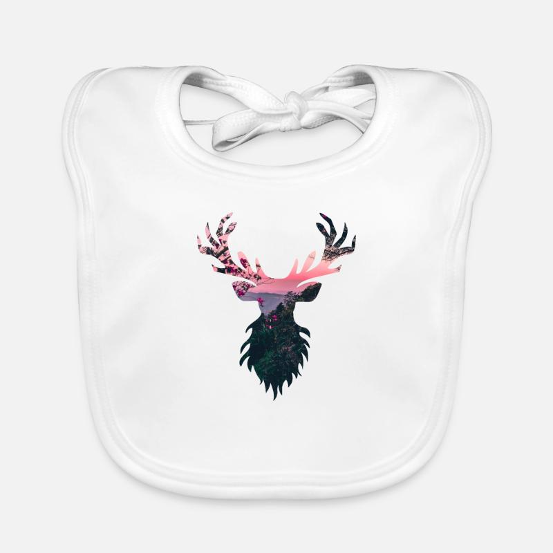 Deer stag Organic Baby Bibs