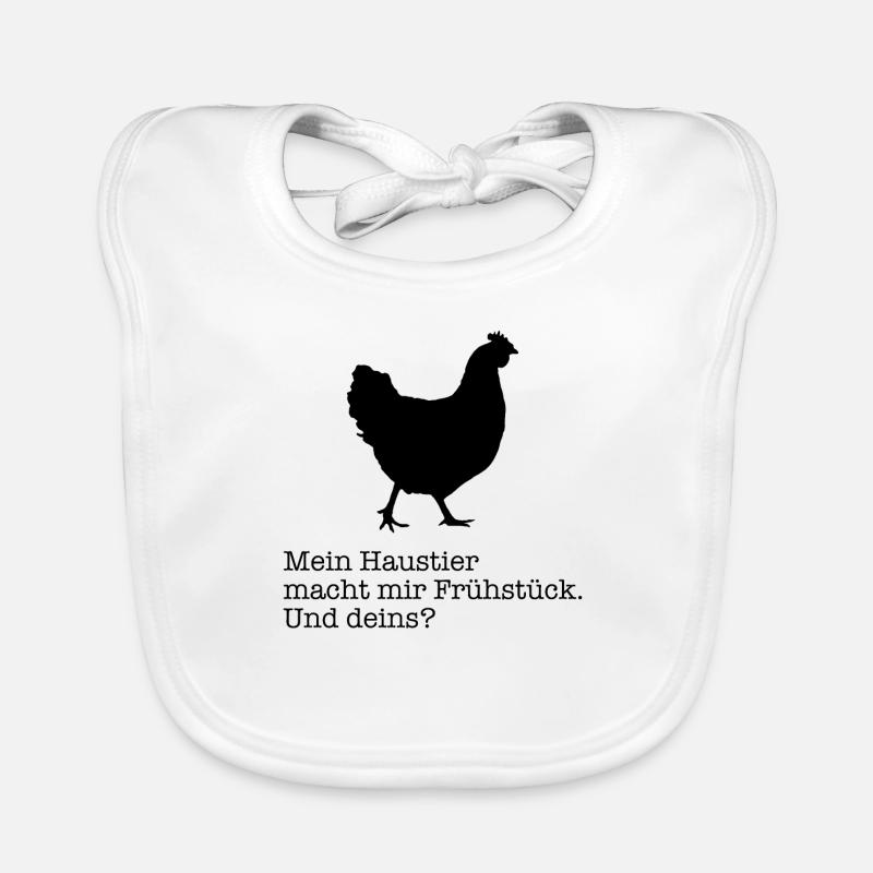 My pet makes me breakfast Organic Baby Bibs