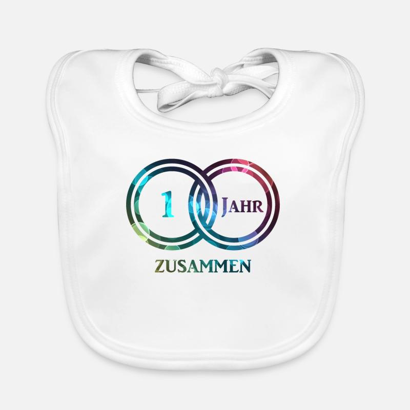 1 year together Organic Baby Bibs