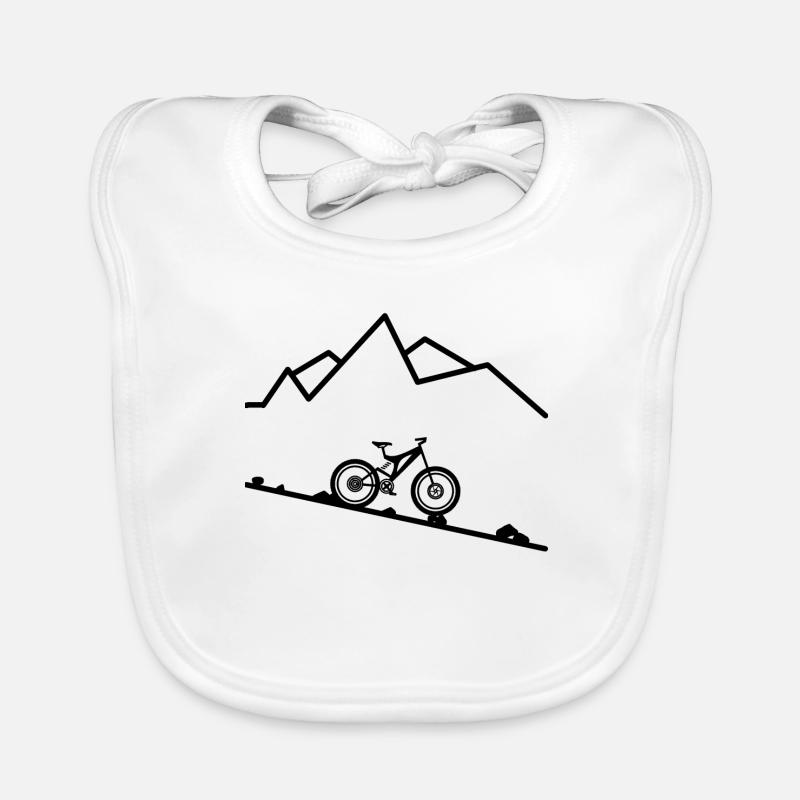 For mountain bikers / gift idea Organic Baby Bibs