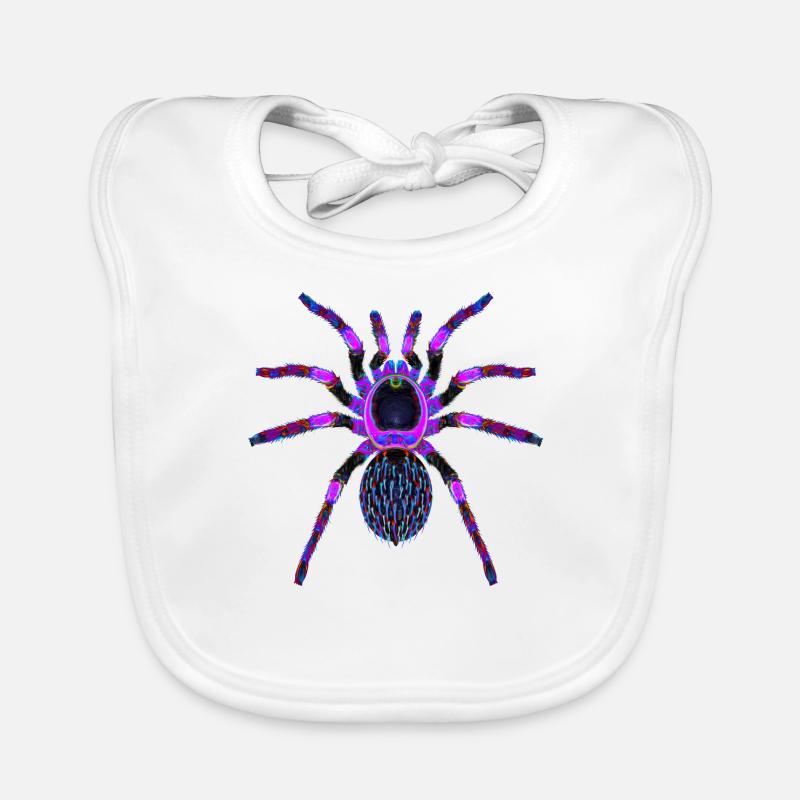 Araignée Pourpre Bavoir bio Bébé