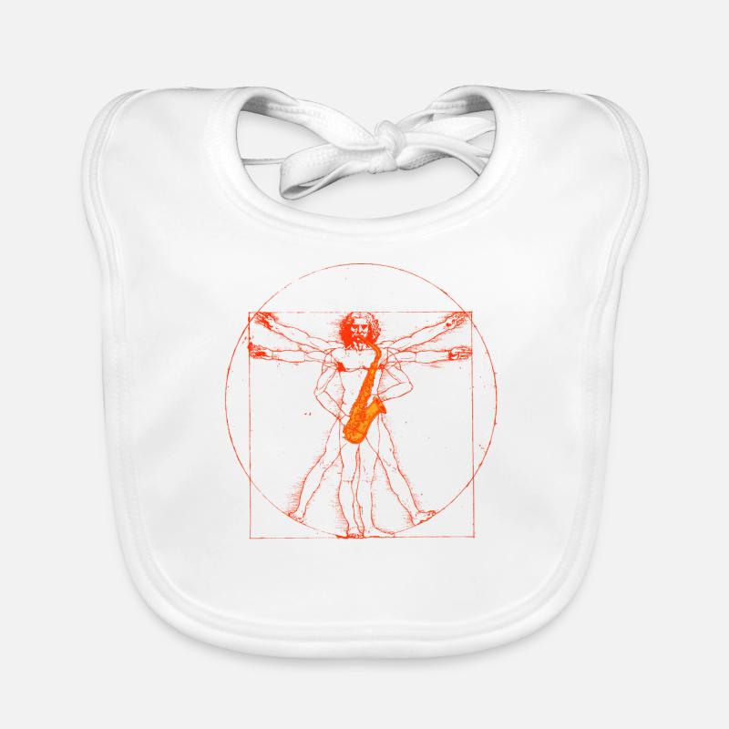 Da Vinci Saxophon Baby Bio-Lätzchen
