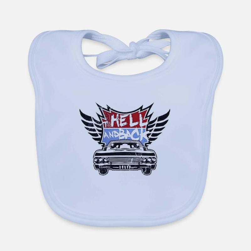 to hell and back Organic Baby Bibs