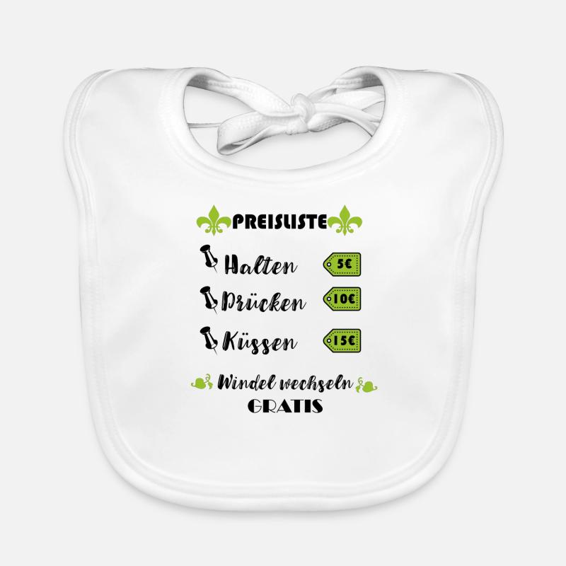 WINDEL wechseln gratis Baby Bio-Lätzchen