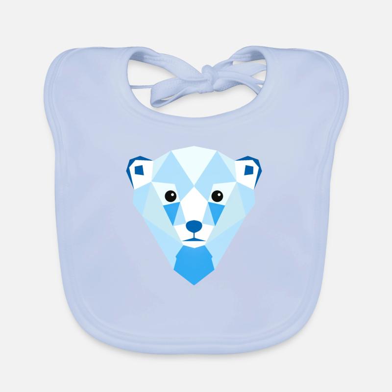 Polygon Eisbär Baby Bio-Lätzchen