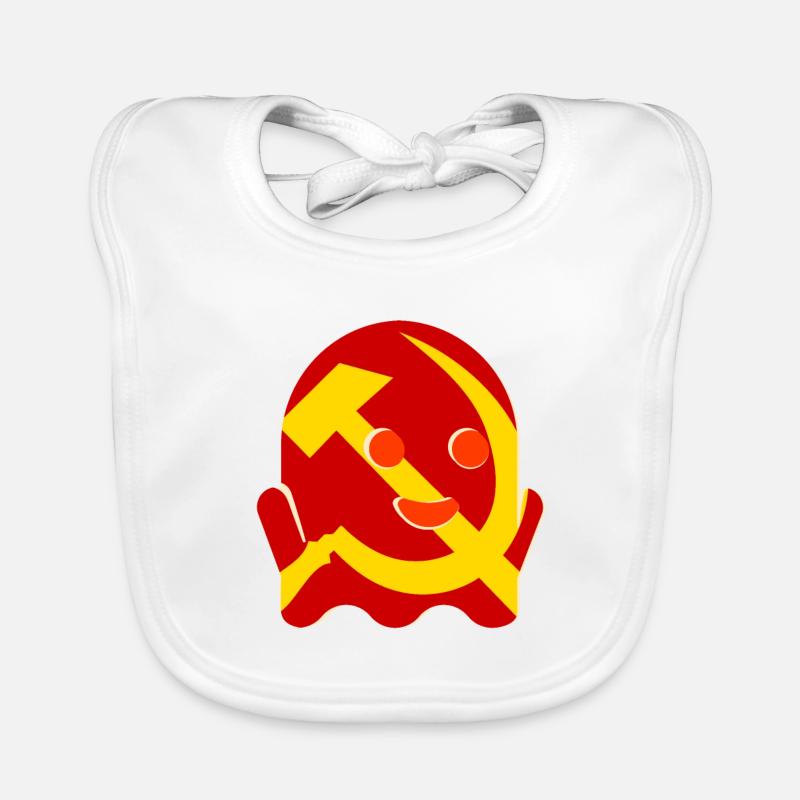 Communism ghost gift Organic Baby Bibs
