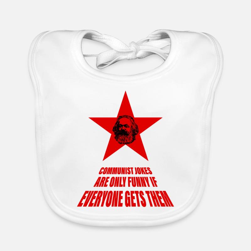 kommunistischer Witz Geschenk Baby Bio-Lätzchen