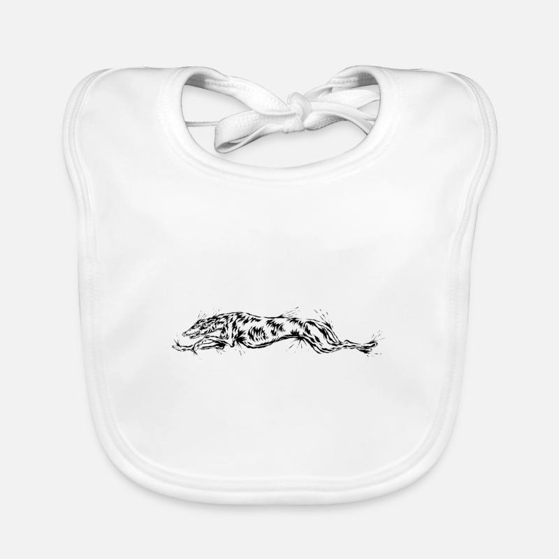 Lévrier Bavoir bio Bébé