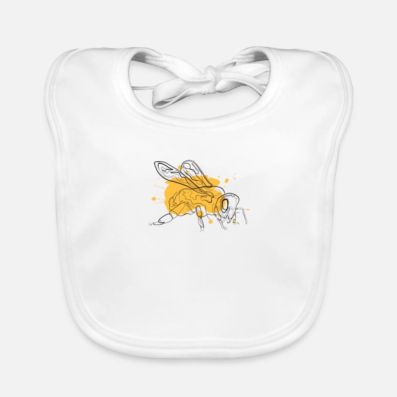 Bee beekeeper Organic Baby Bibs