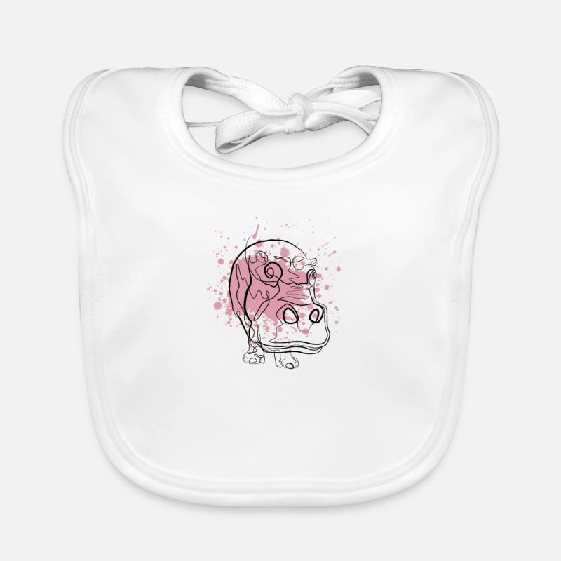 hippo Organic Baby Bibs