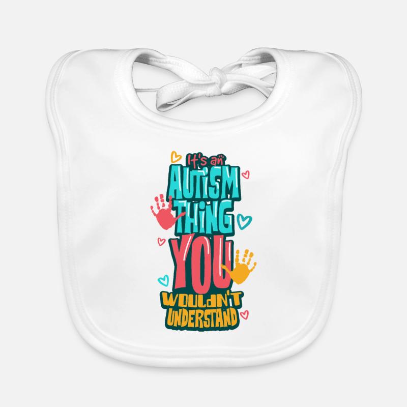 Autism autistic Organic Baby Bibs