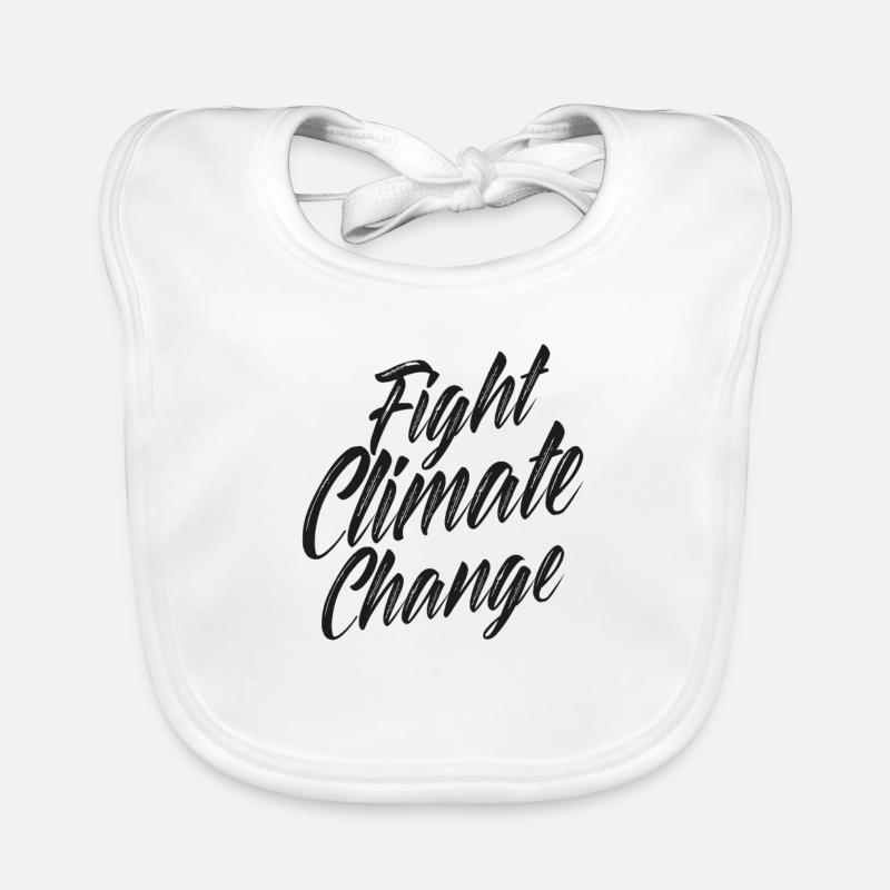 Climate change Organic Baby Bibs