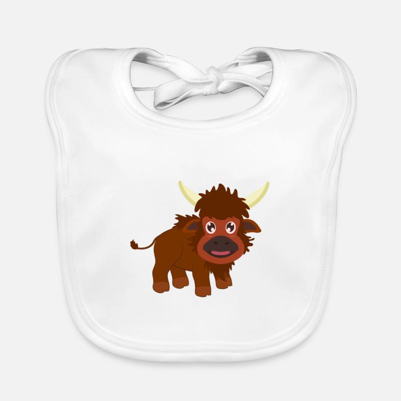 Bison Büffel Baby Bio-Lätzchen