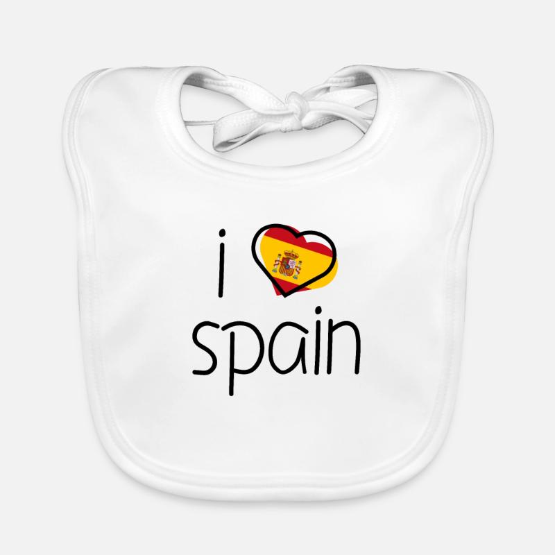 I love Spain Organic Baby Bibs