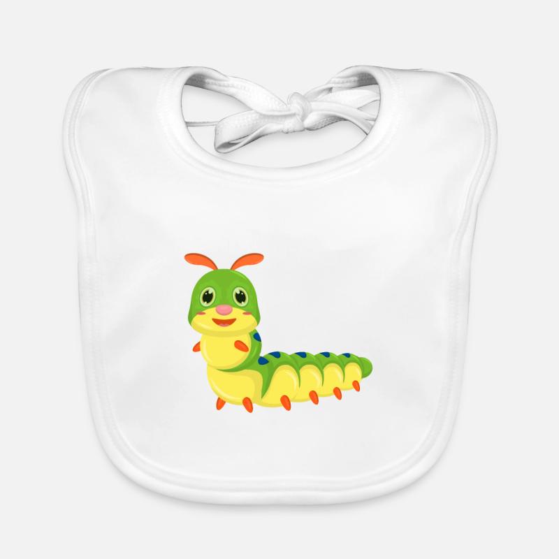 Raupe Comic Baby Bio-Lätzchen