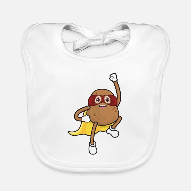 Potato superhero Organic Baby Bibs