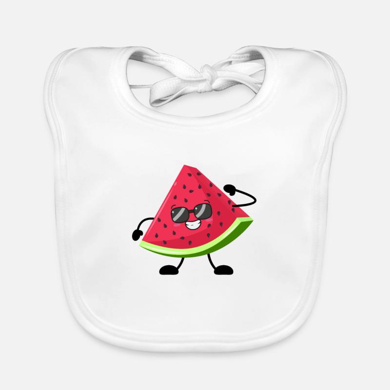 Watermelon Organic Baby Bibs