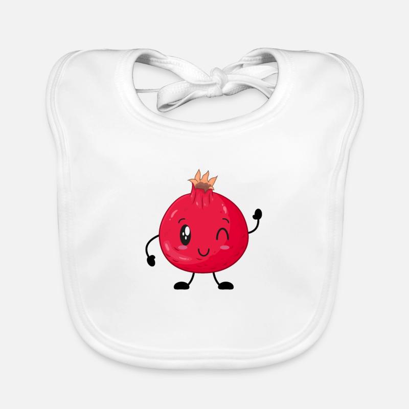 Granatapfel Baby Bio-Lätzchen