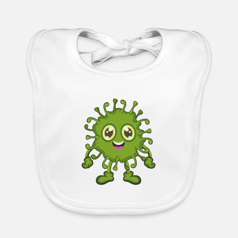 Bacterial virus Organic Baby Bibs