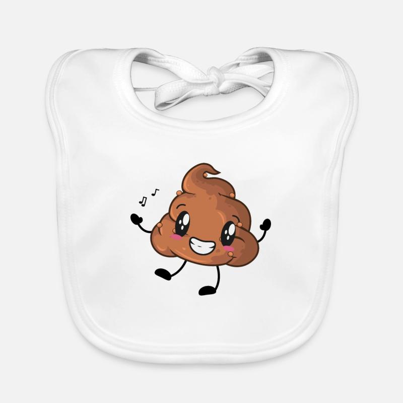 Merde tas de merde Bavoir bio Bébé