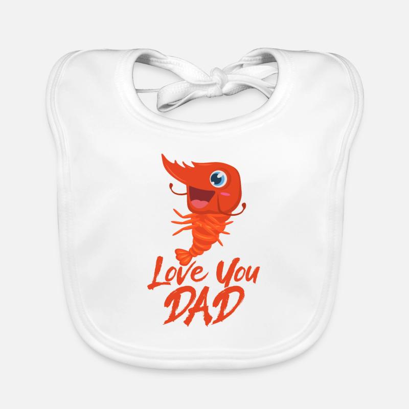 Je t'aime papa Bavoir bio Bébé