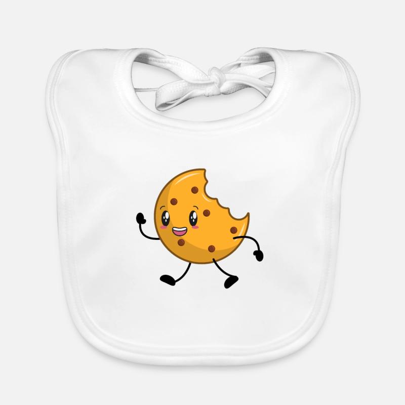 Cookie biscuit Organic Baby Bibs