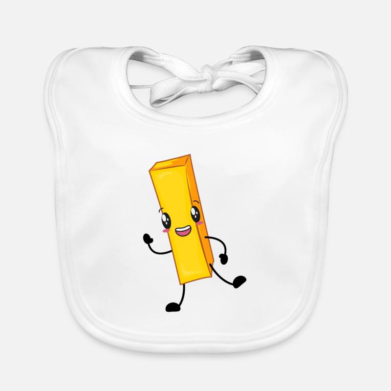 frites Bavoir bio Bébé