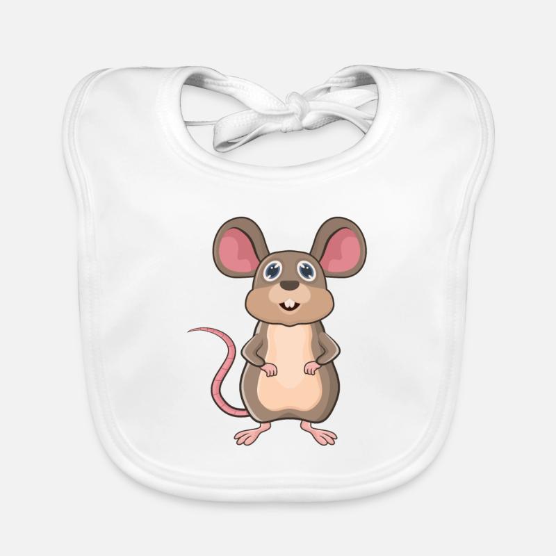 Souris Bavoir bio Bébé