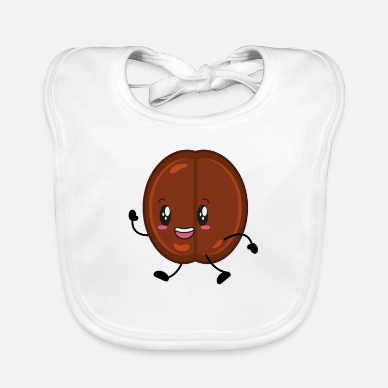 Kaffee Kaffeebohne Baby Bio-Lätzchen