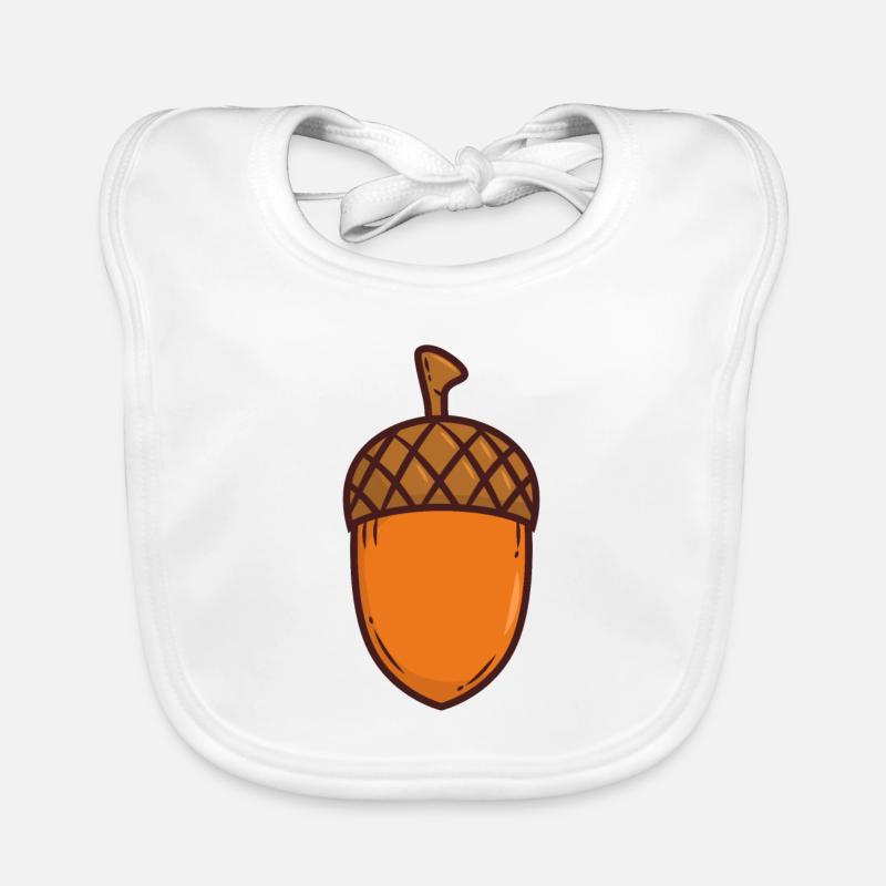 Eichel Eiche Baum Baby Bio-Lätzchen