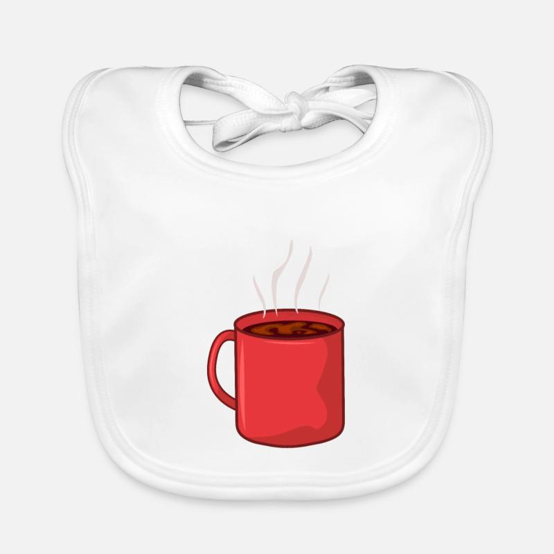 Coffee cup Organic Baby Bibs