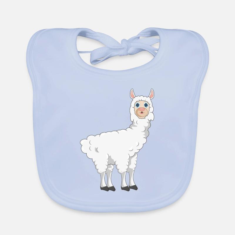 Alpaka Lama Baby Bio-Lätzchen