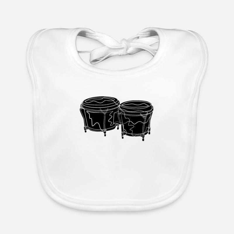Tambours bongo Bavoir bio Bébé