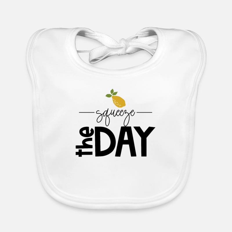 Zitrone Motivation Zitat Baby Bio-Lätzchen