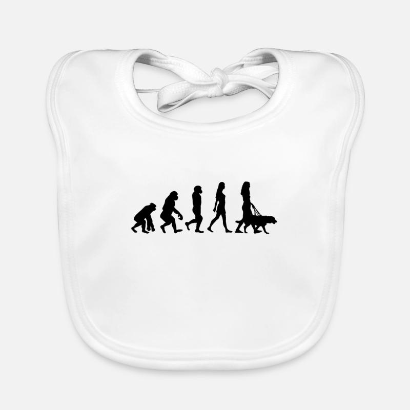 Chien propriétaire de chien Evolution Bavoir bio Bébé