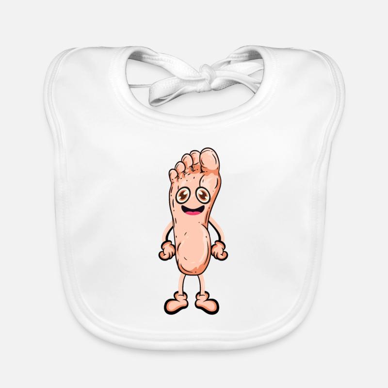 Fuß Baby Bio-Lätzchen