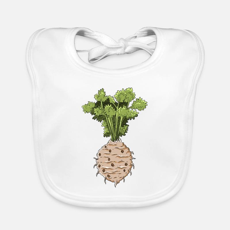 celery Organic Baby Bibs