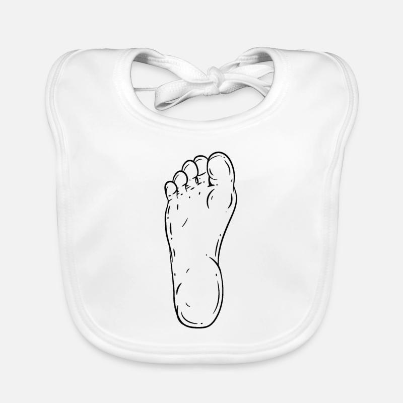 Fuß Baby Bio-Lätzchen
