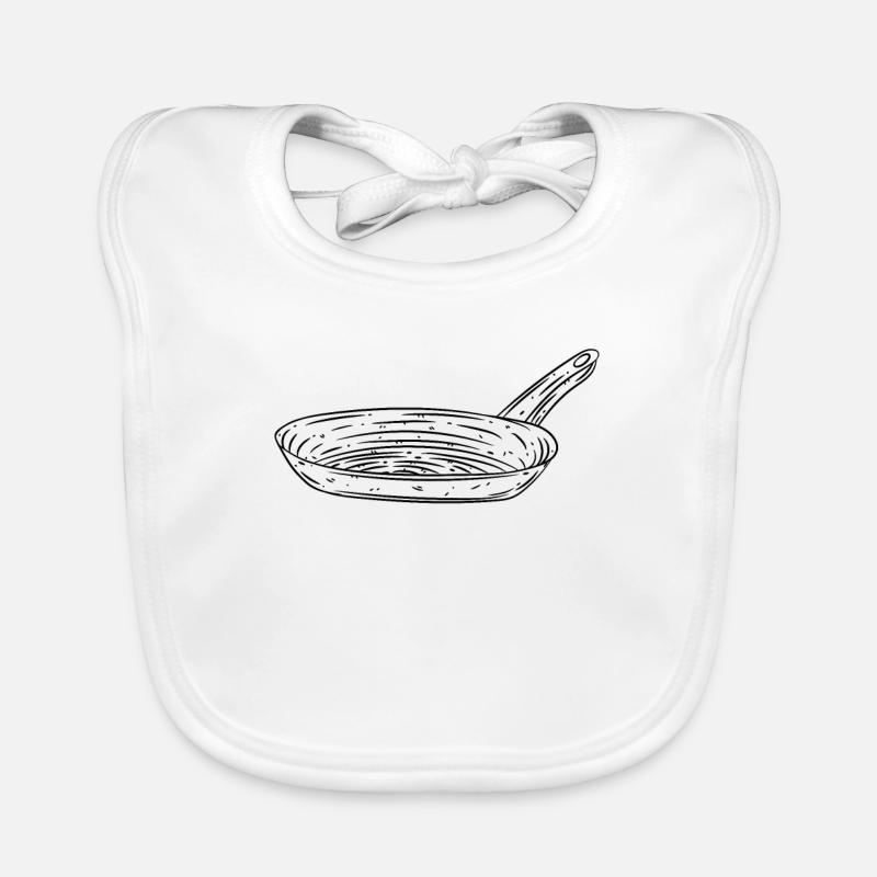 Cuisson de la poêle Bavoir bio Bébé