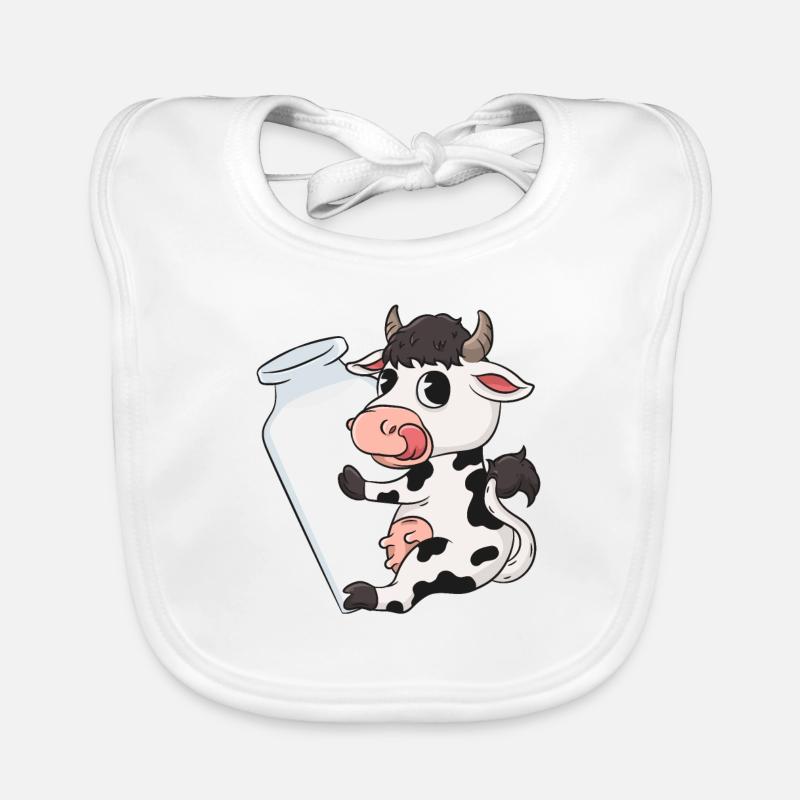 Kuh Milch Baby Bio-Lätzchen