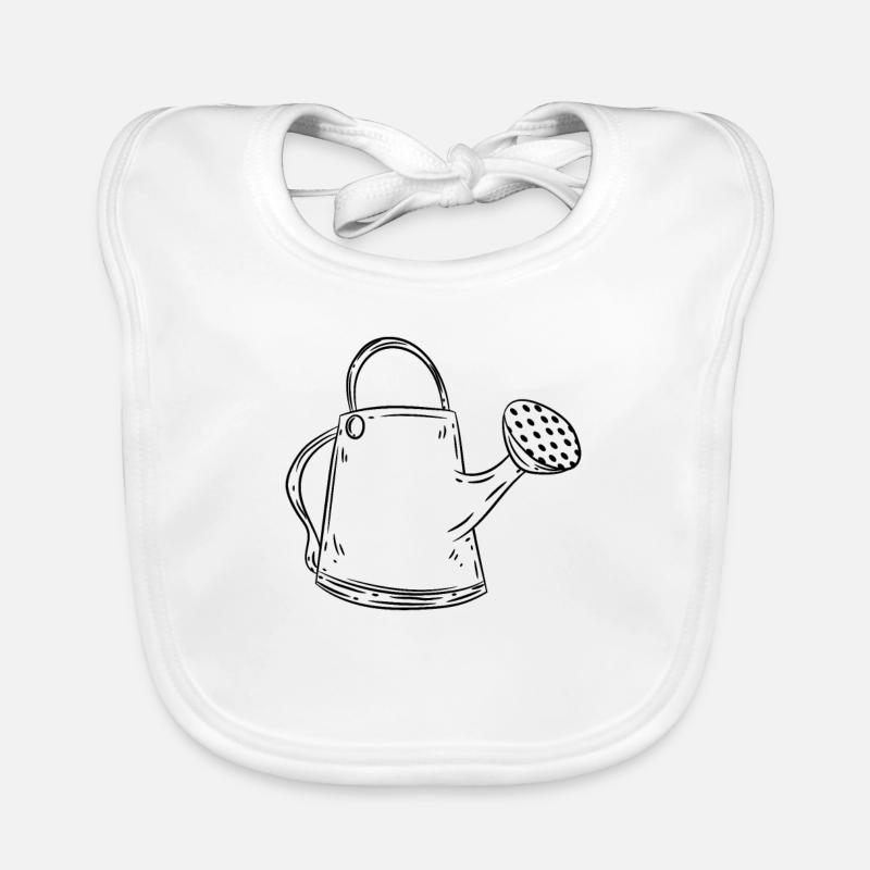 Watering can Organic Baby Bibs