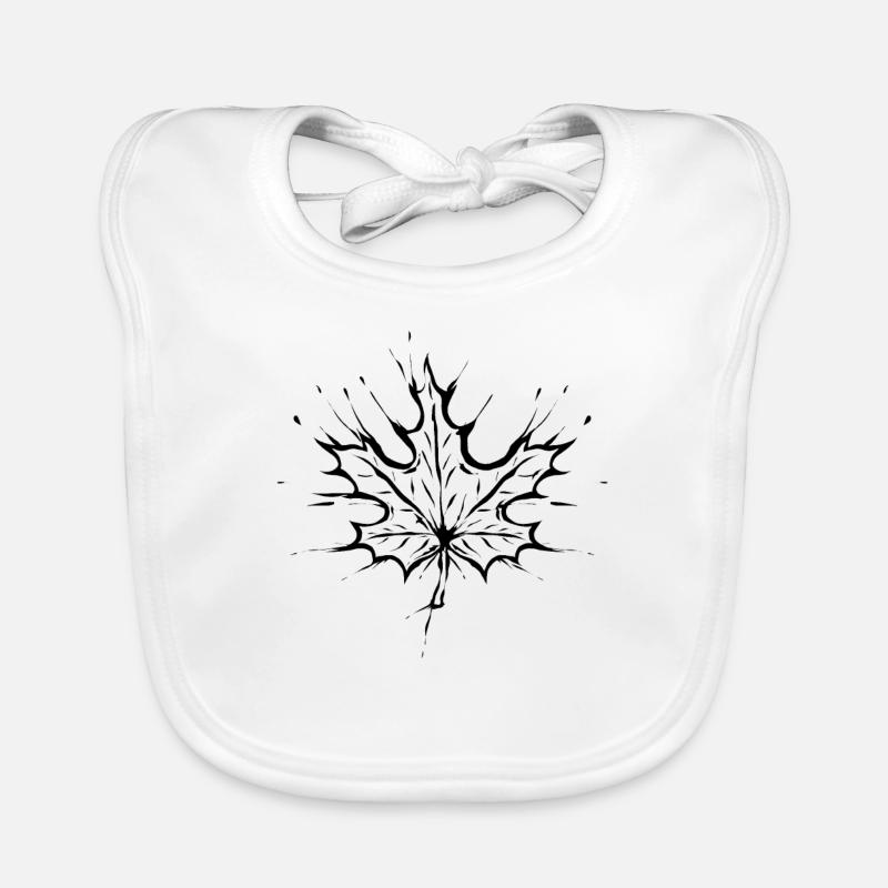 Feuille d’érable Bavoir bio Bébé