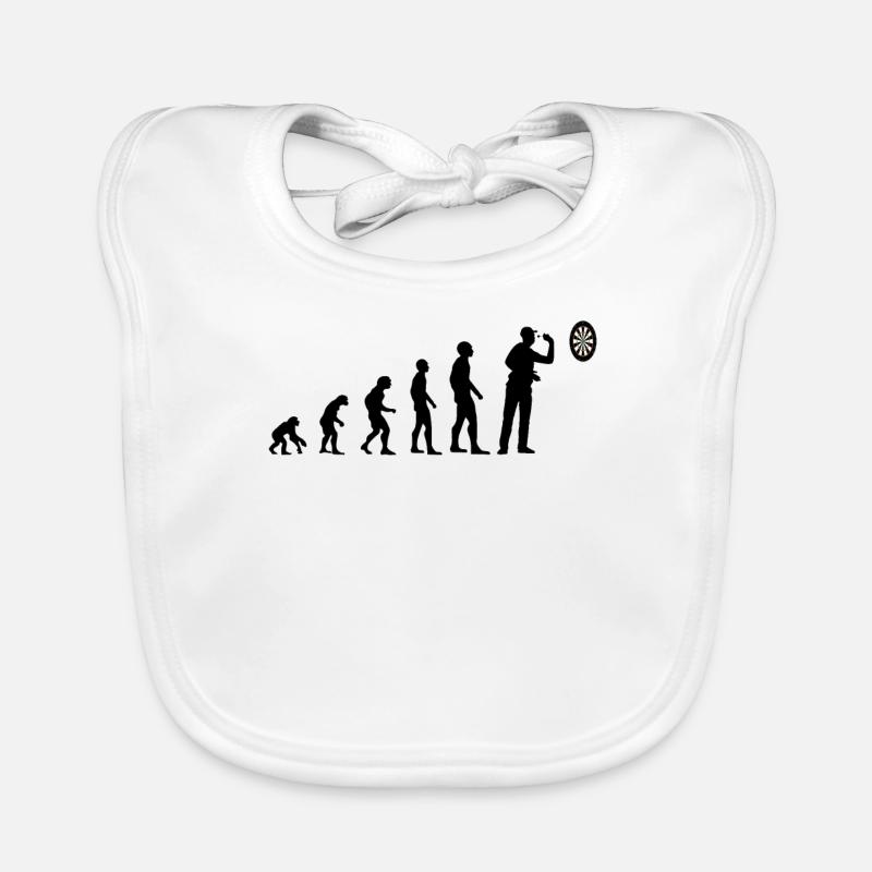 Darts Darts Player Evolution Darts Jeu Cadeau Bavoir bio Bébé