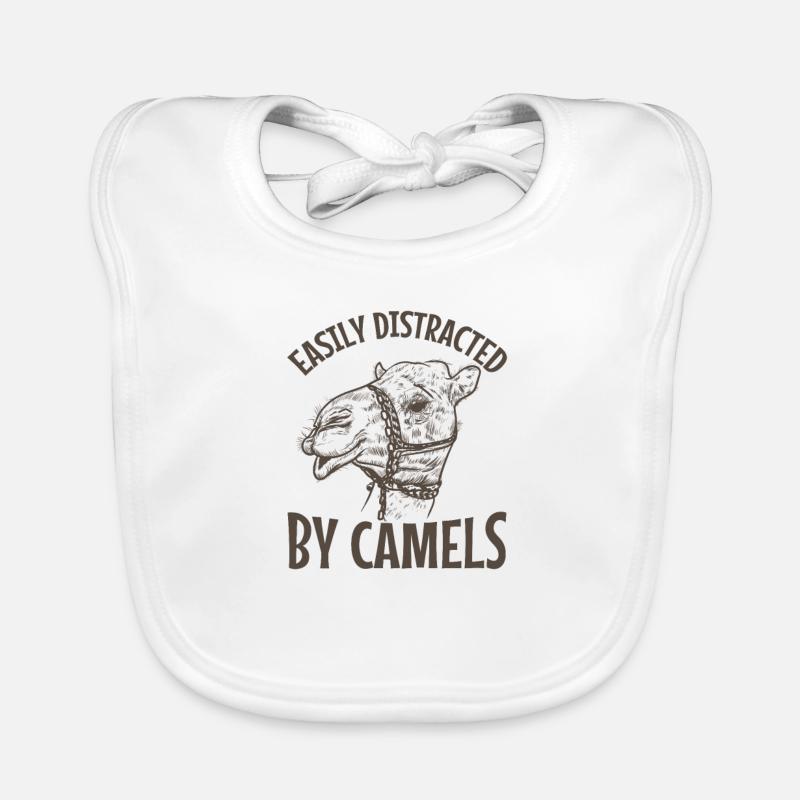 Facilement distrait par Camels Dromedar Bavoir bio Bébé