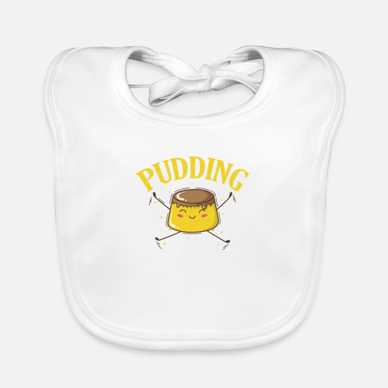 Dessert Pudding réjouit le dessert Bavoir bio Bébé