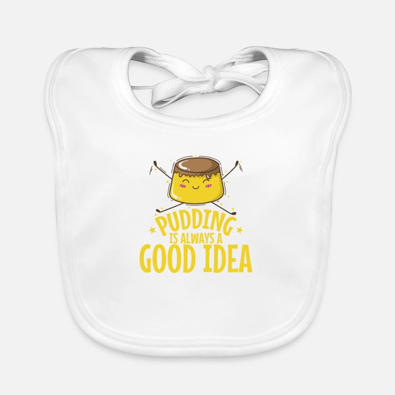Manger du pudding de sommeil Répéter le dessert Süßspeise Bavoir bio Bébé