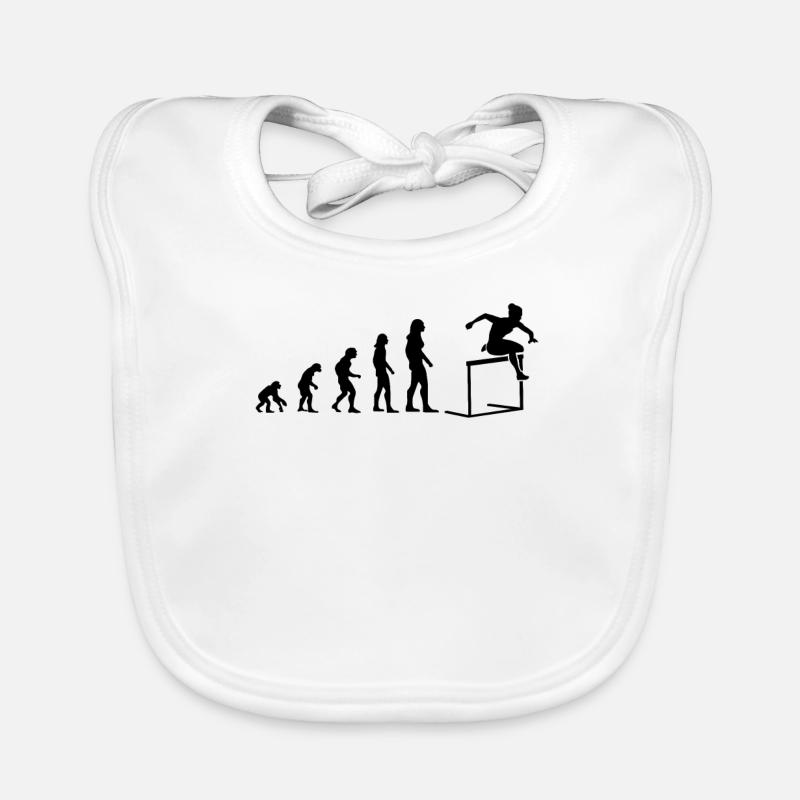 Évolution vers coureur de steeple-chase Bavoir bio Bébé